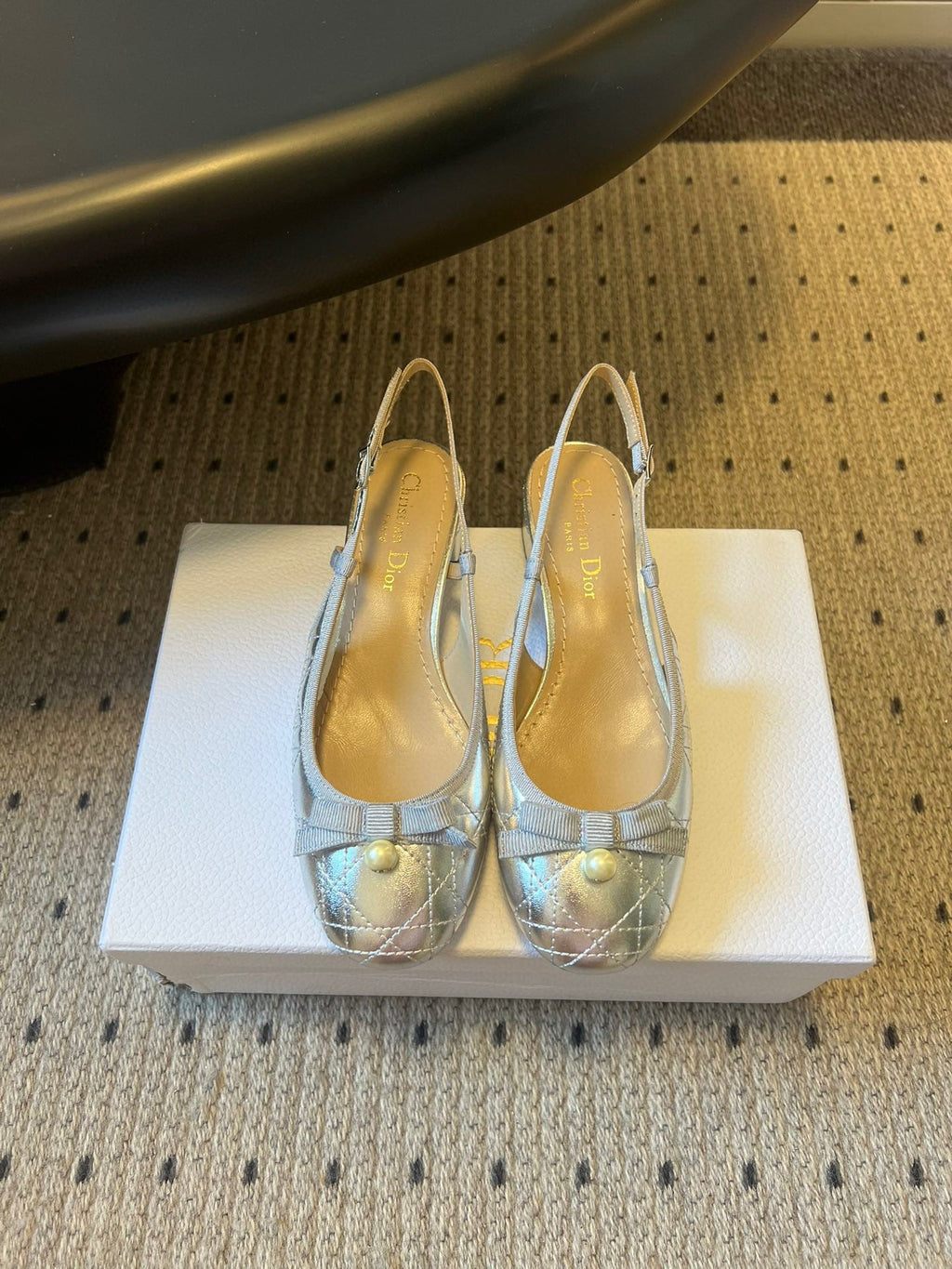 Dior ADIORABLE Pearl Bow Slingback Sandals – 2025 Collection