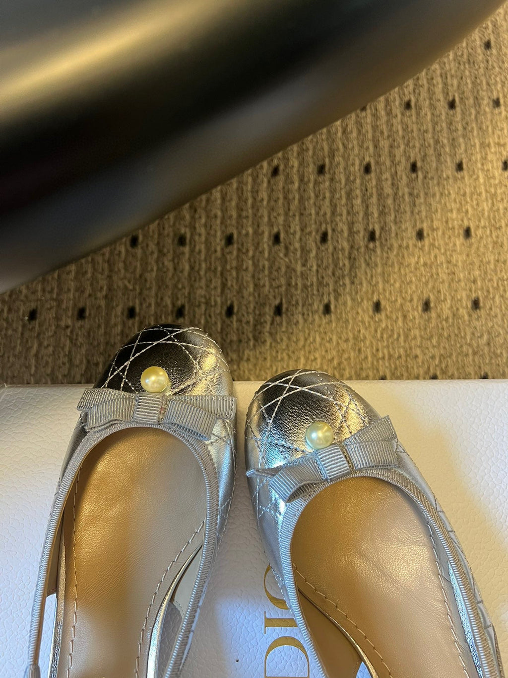 Dior ADIORABLE Pearl Bow Slingback Sandals – 2025 Collection