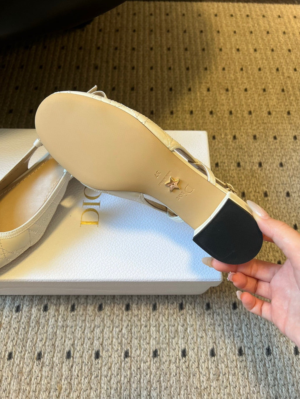 Dior ADIORABLE Pearl Bow Slingback Sandals – 2025 Collection