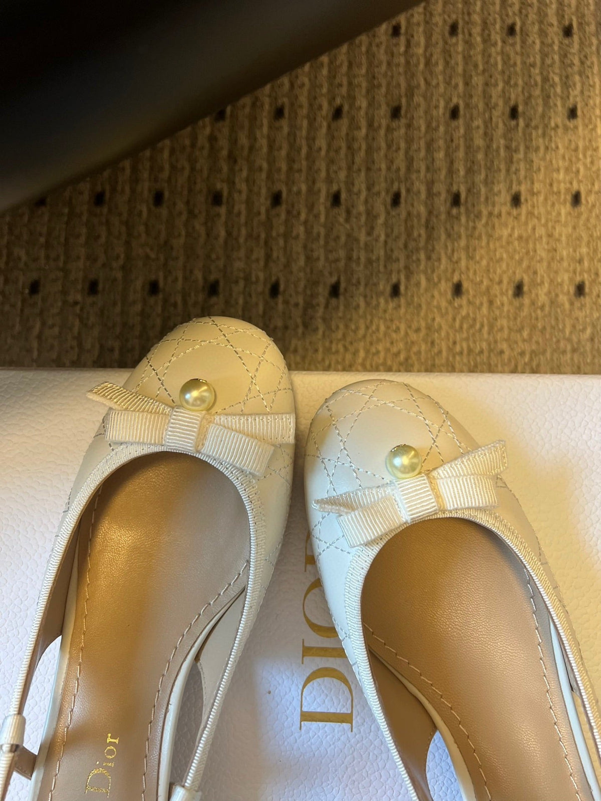 Dior ADIORABLE Pearl Bow Slingback Sandals – 2025 Collection