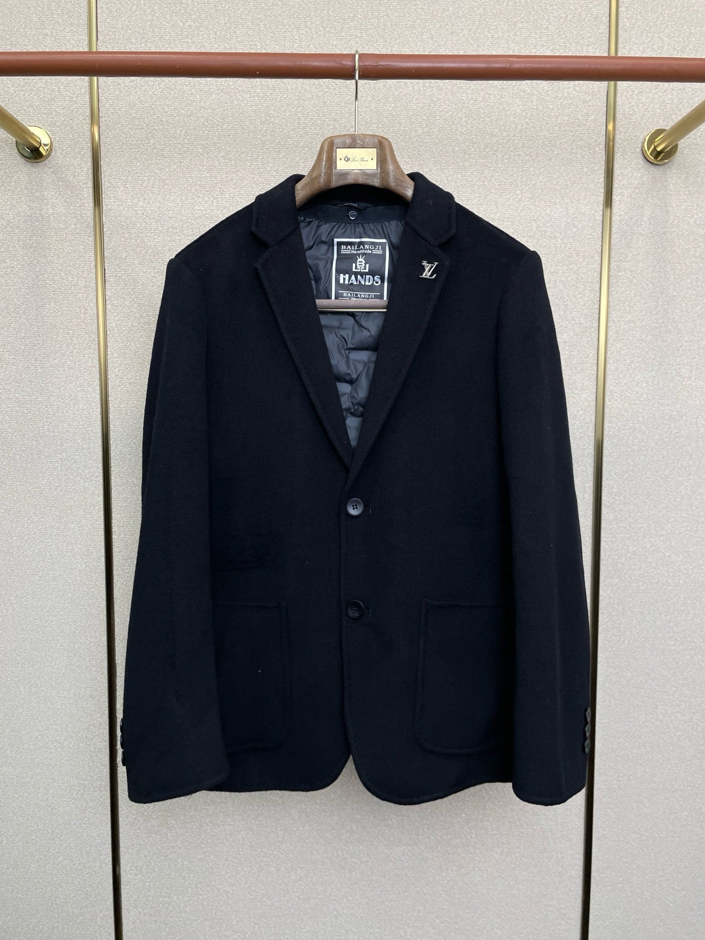 Louis Vuitton Detachable Down Wool Blazer