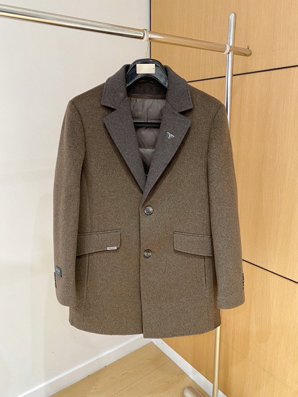 Prada Men's Wool Kensington Coat – 2025FW