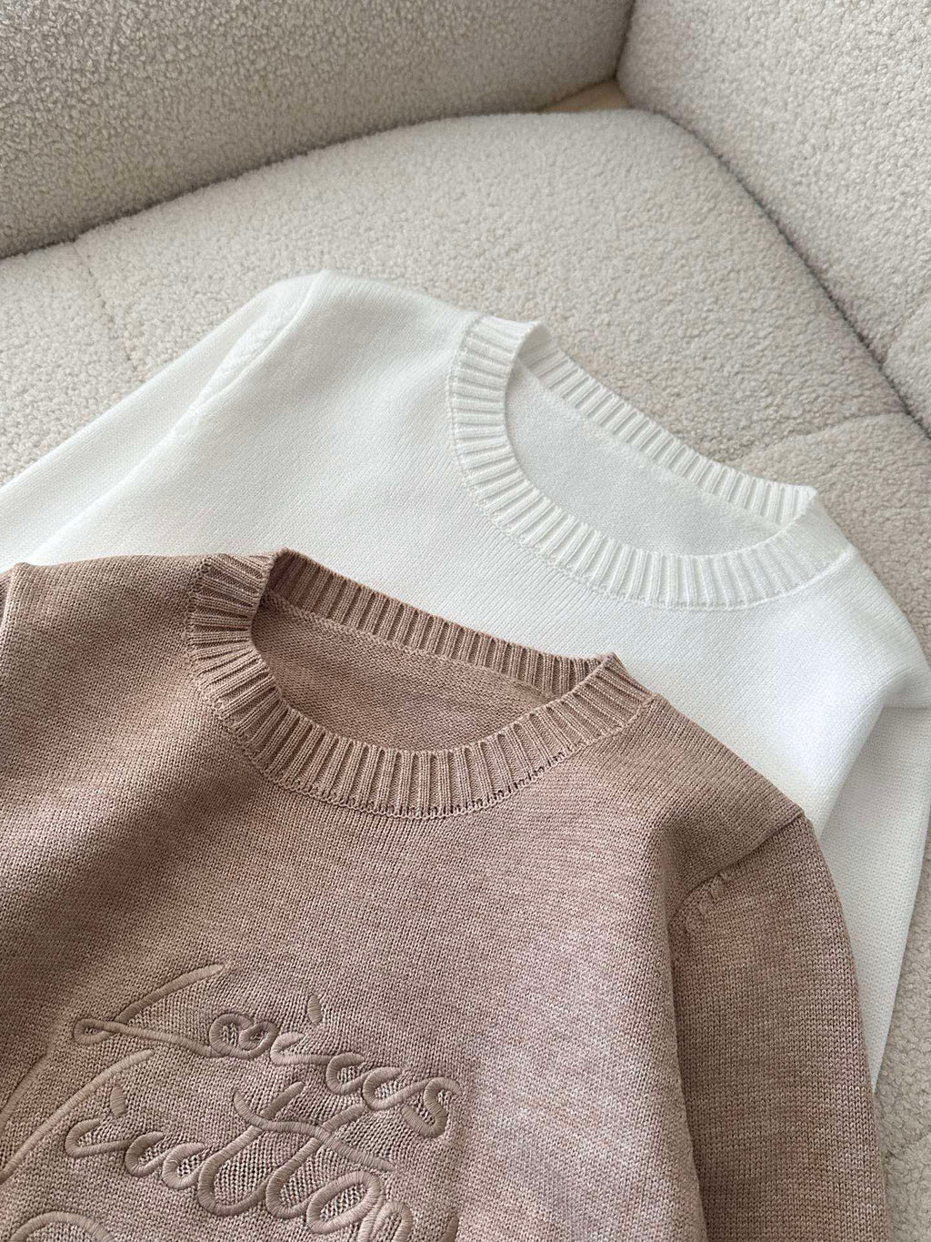 Louis Vuitton Embroidered Knit Sweater