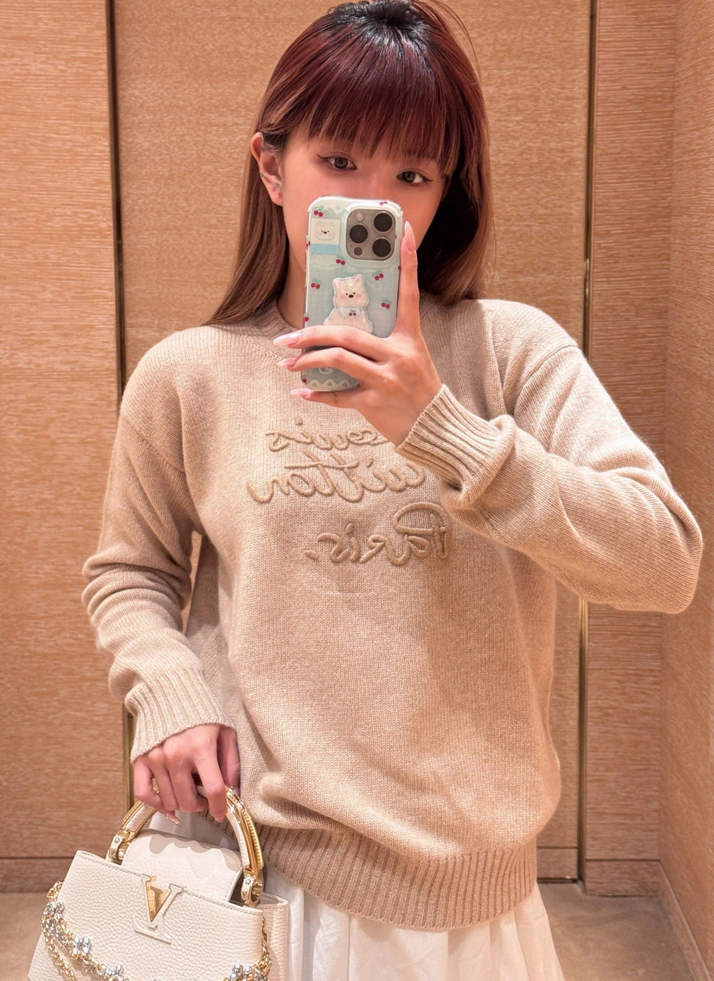 Louis Vuitton Embroidered Knit Sweater