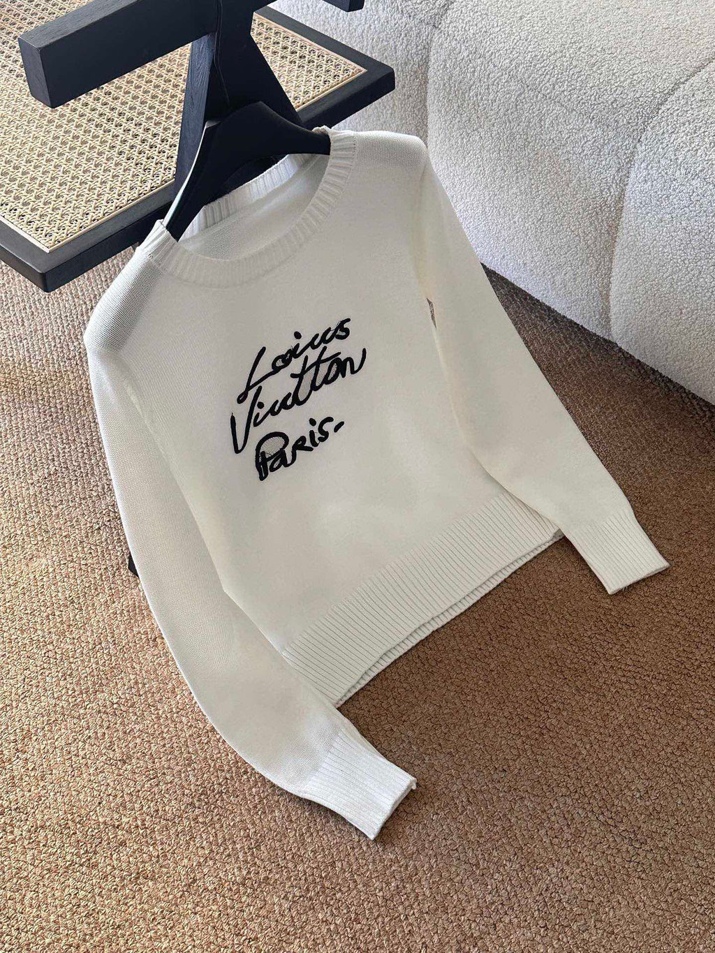 Louis Vuitton Embroidered Knit Sweater