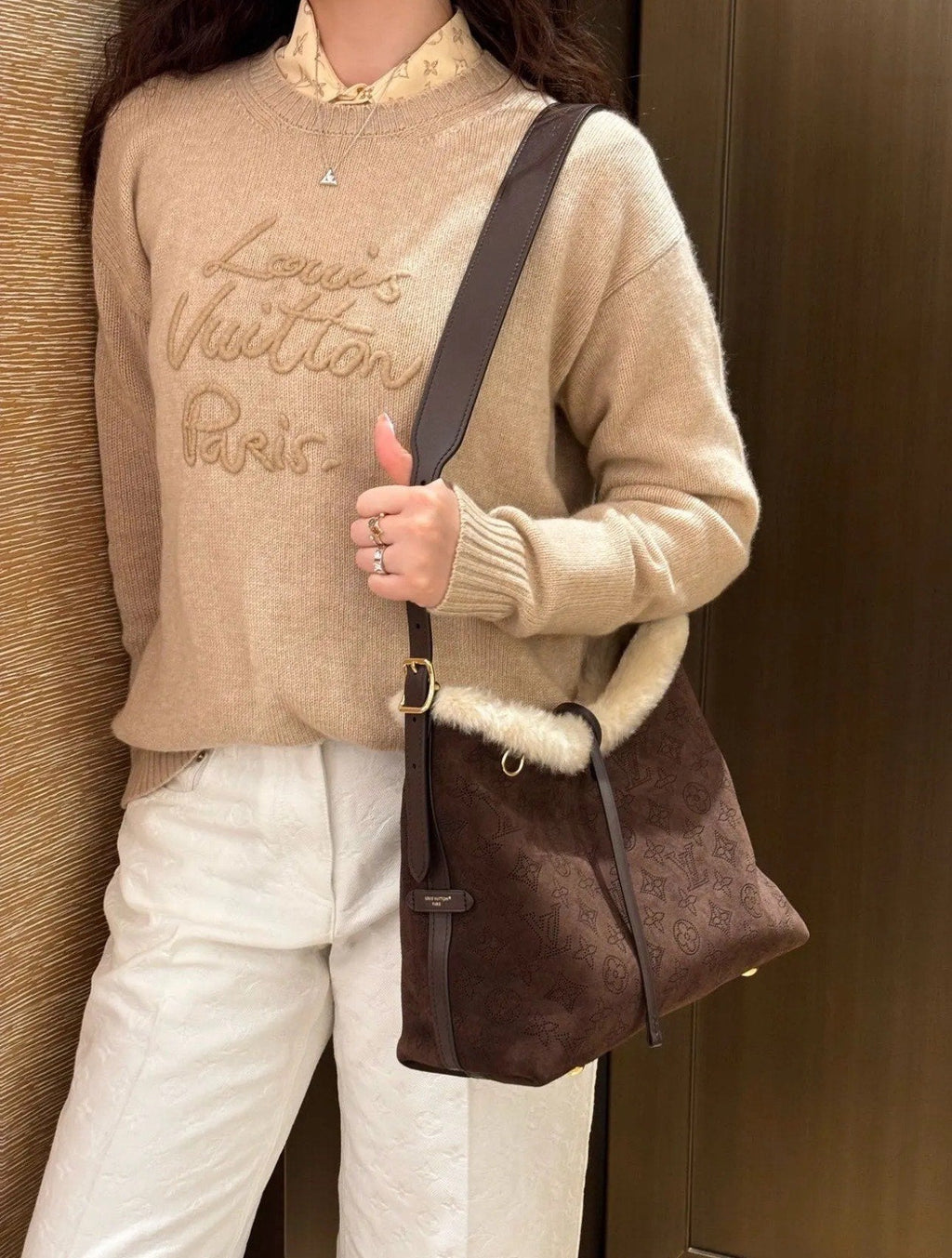 Louis Vuitton Embroidered Knit Sweater