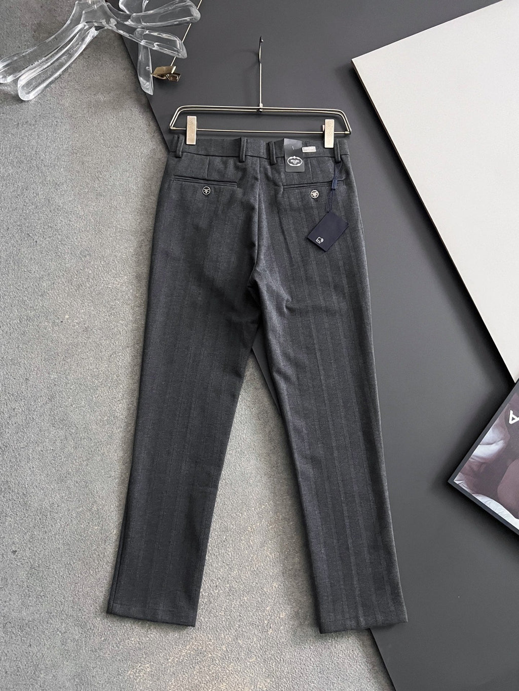 Prada Men's Cashmere Casual Trousers – 2025 Collection