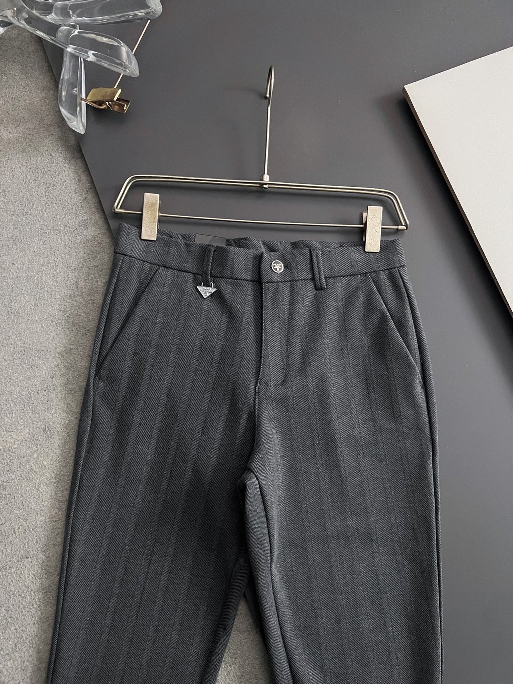 Prada Men's Cashmere Casual Trousers – 2025 Collection