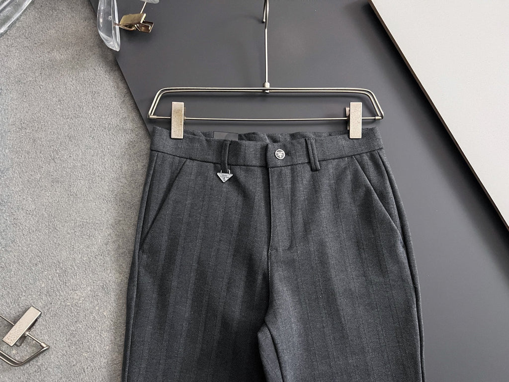 Prada Men's Cashmere Casual Trousers – 2025 Collection