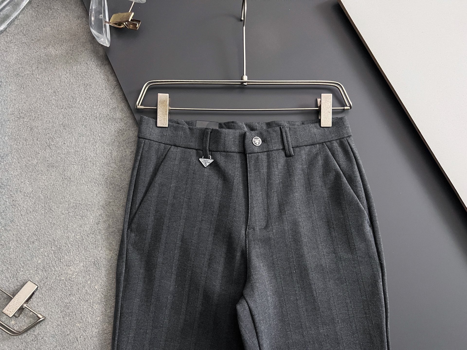 Prada Men's Cashmere Casual Trousers – 2025 Collection