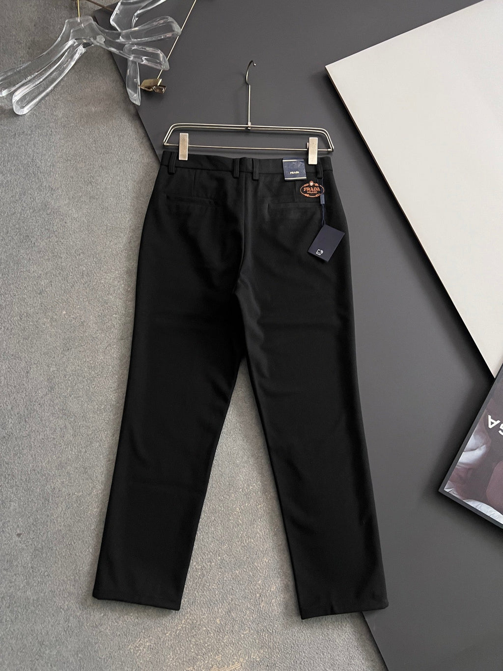 Prada Men's Cashmere Casual Trousers – 2025 Collection
