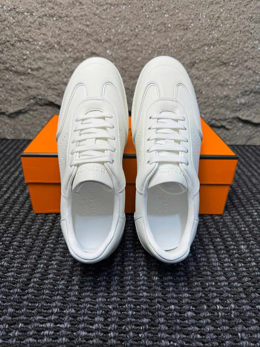 Hermès Nappa Calfskin Perforated H Sneakers