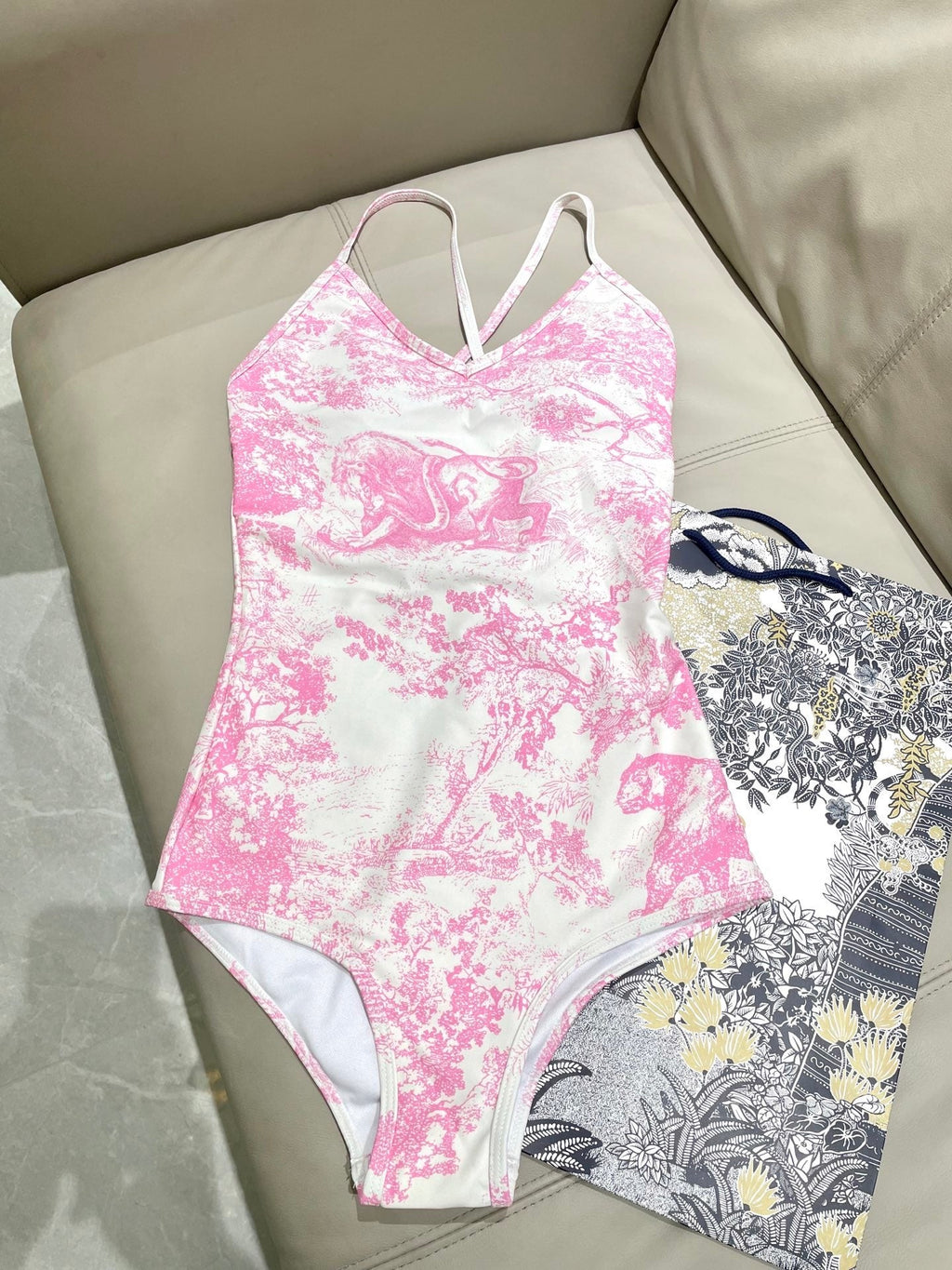 Dior Backless One-Piece Swimsuit