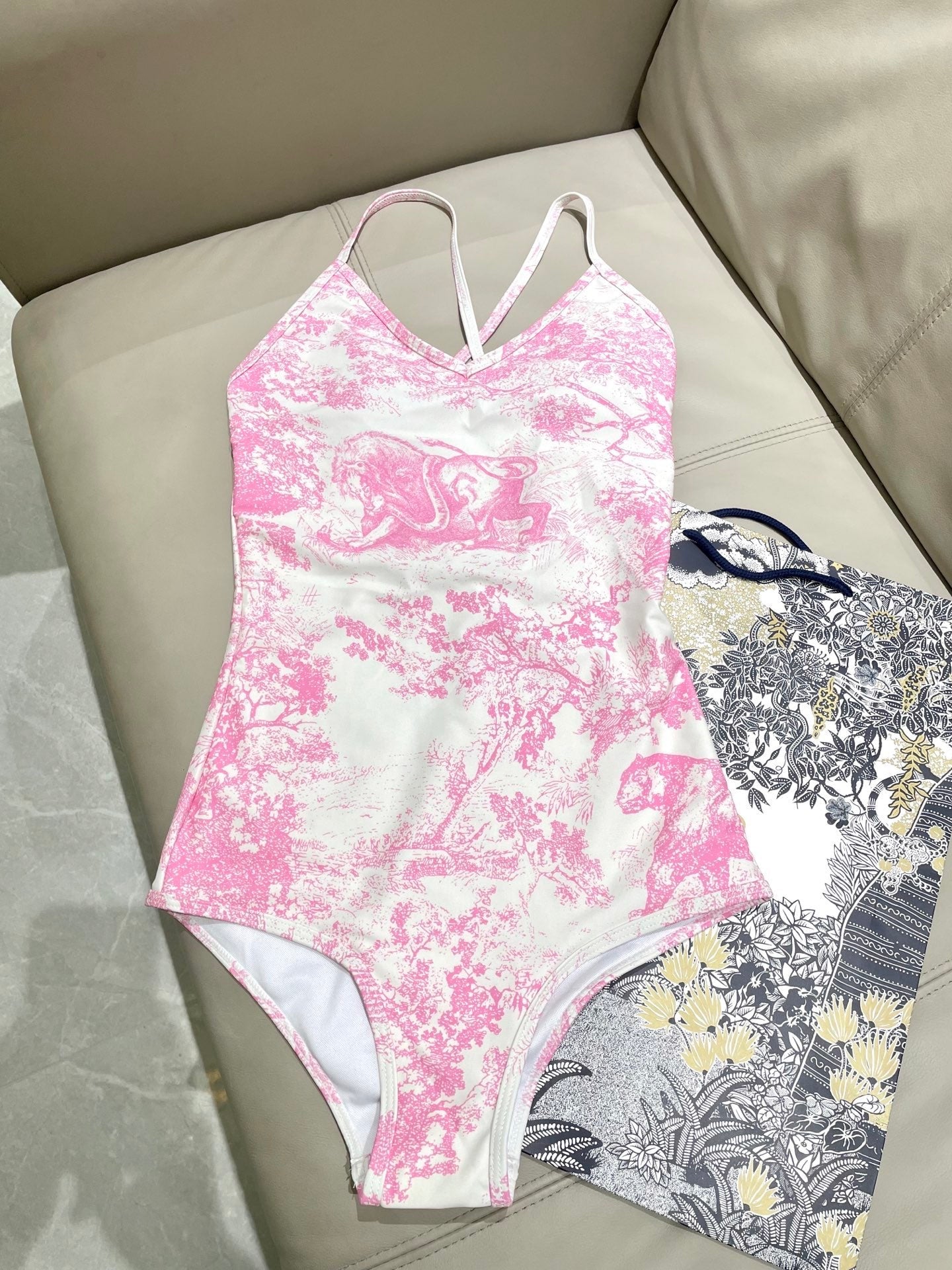 Dior Backless One-Piece Swimsuit