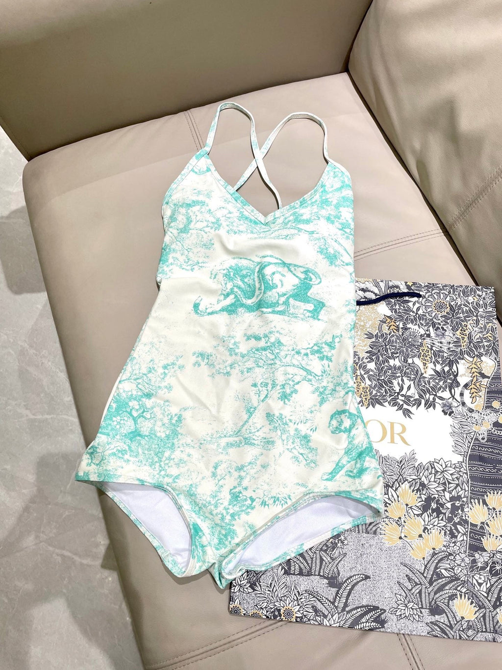 Dior Backless One-Piece Swimsuit