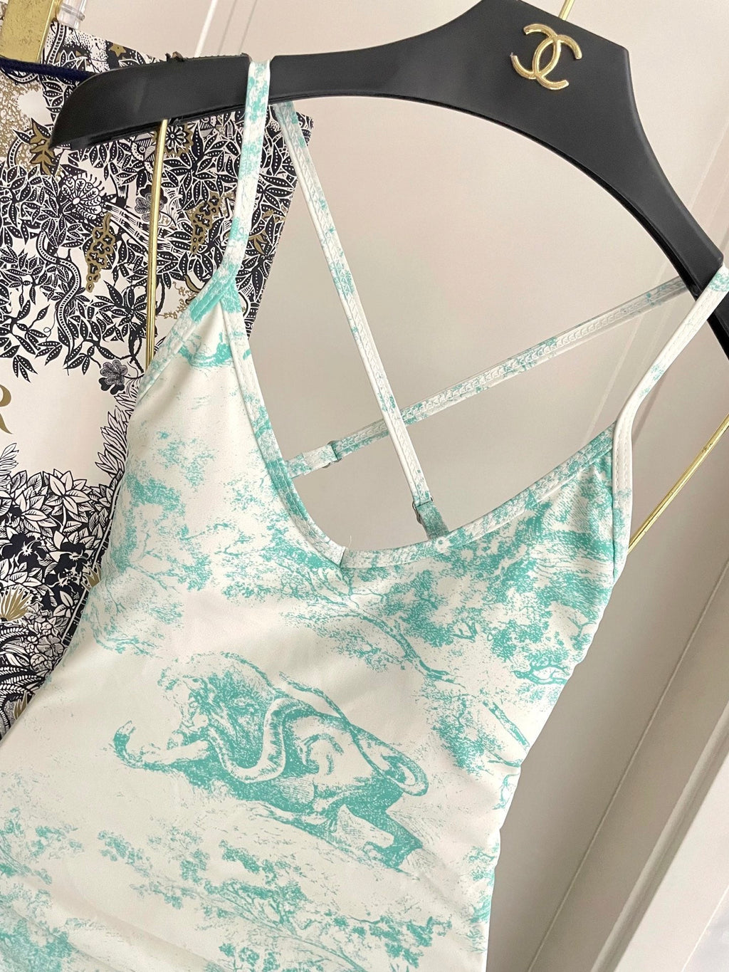 Dior Backless One-Piece Swimsuit