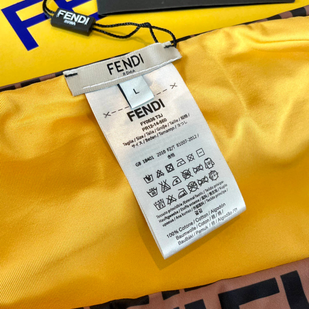 Fendi Versatile One-Piece Bikini Swimsuit