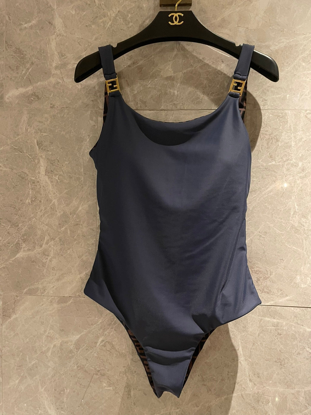 Fendi Versatile One-Piece Bikini Swimsuit