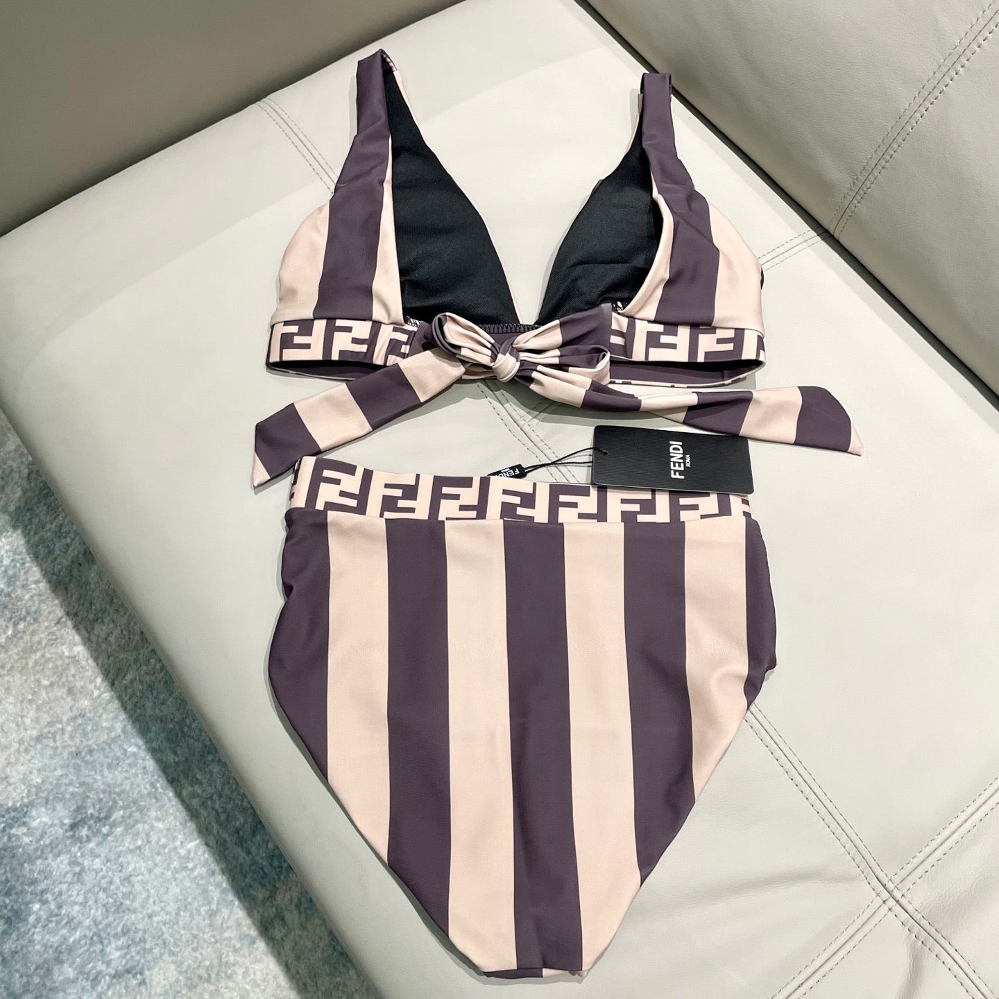 Fendi Versatile One-Piece Bikini Swimsuit