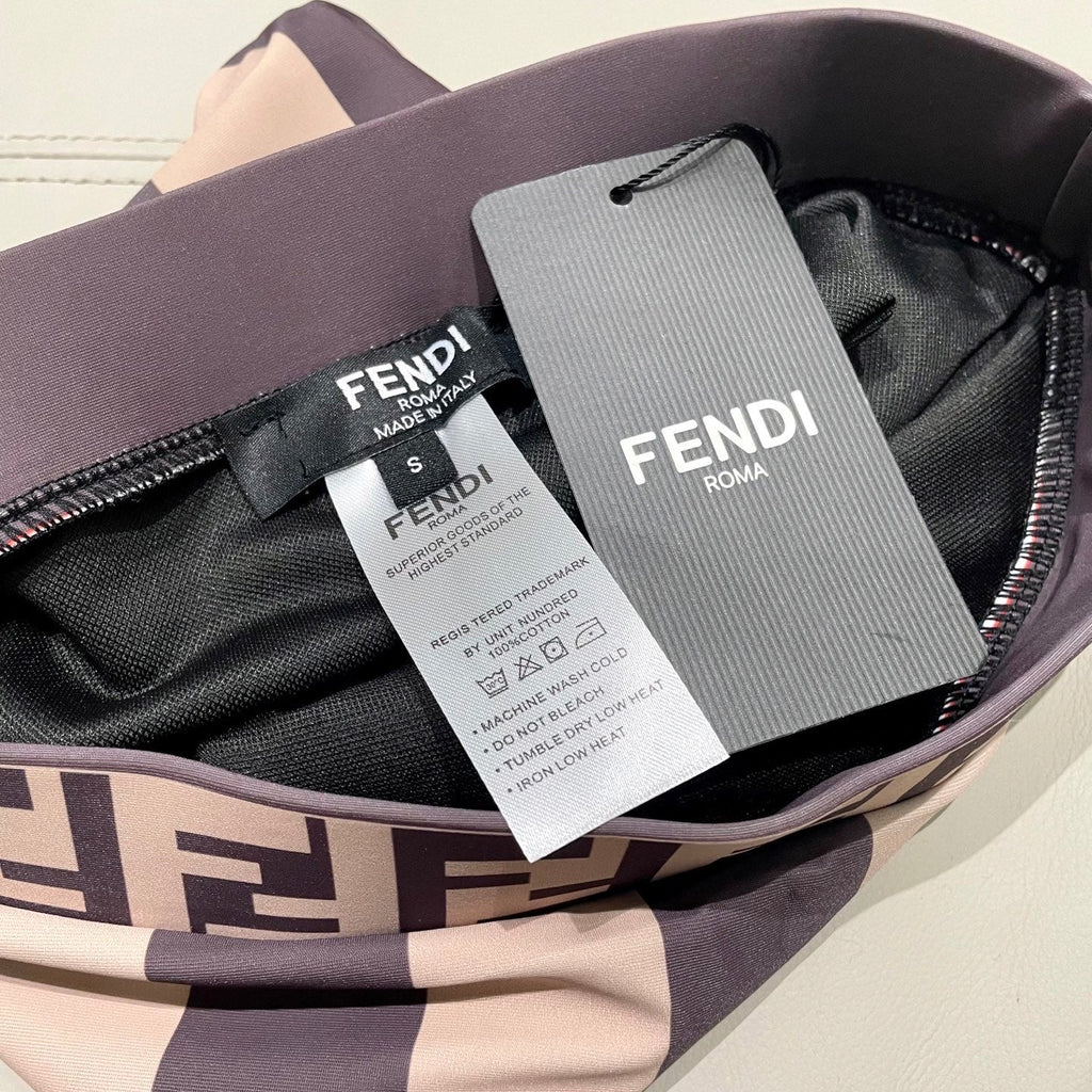 Fendi Versatile One-Piece Bikini Swimsuit