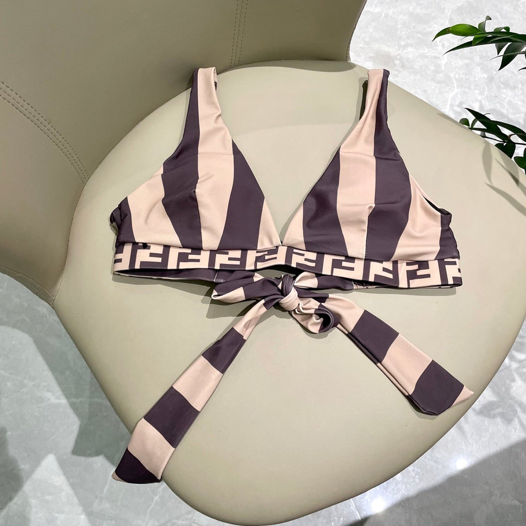 Fendi Versatile One-Piece Bikini Swimsuit