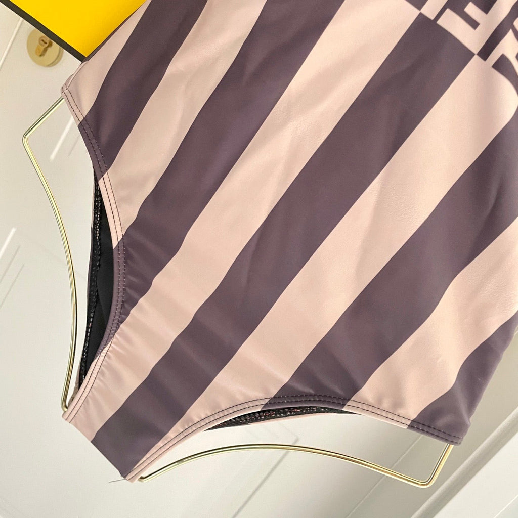 Fendi Versatile Backless One-Piece Swimsuit