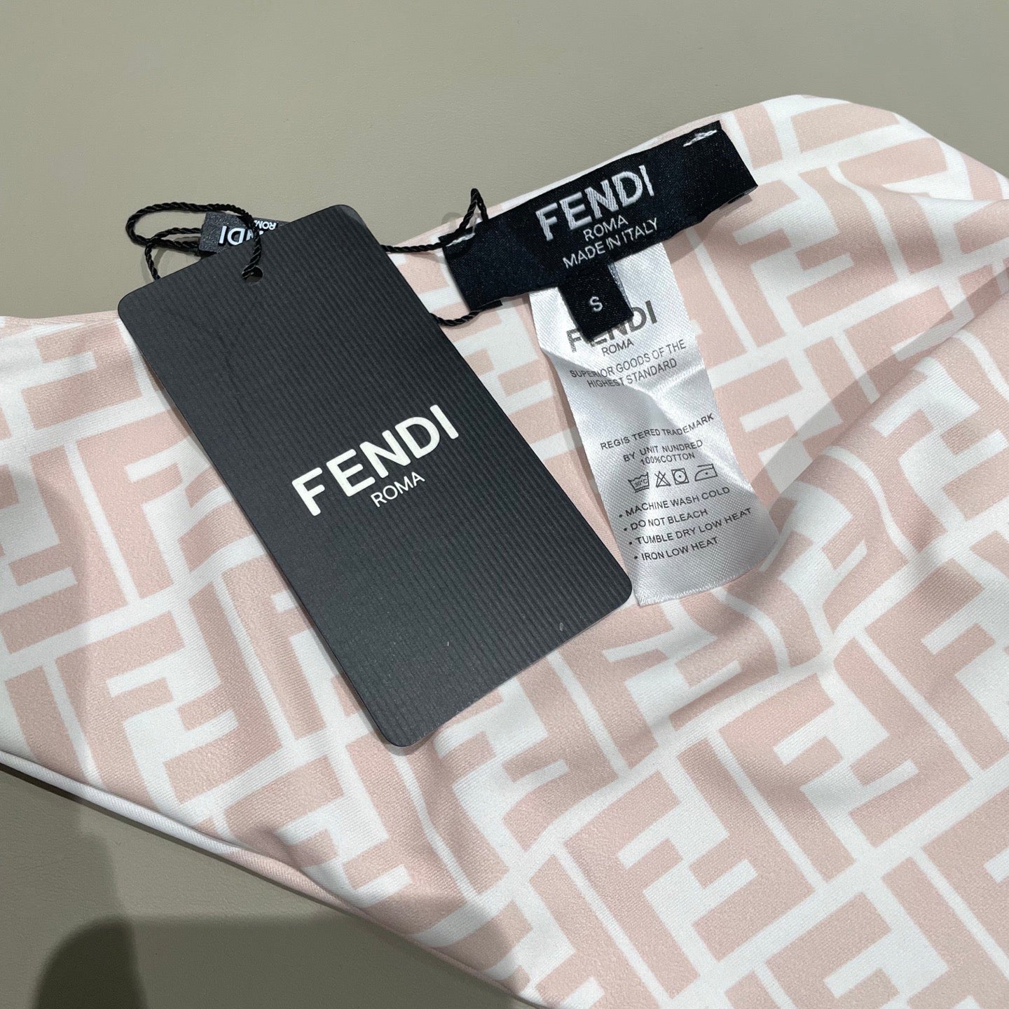 Fendi Versatile One-Piece Bikini Swimsuit