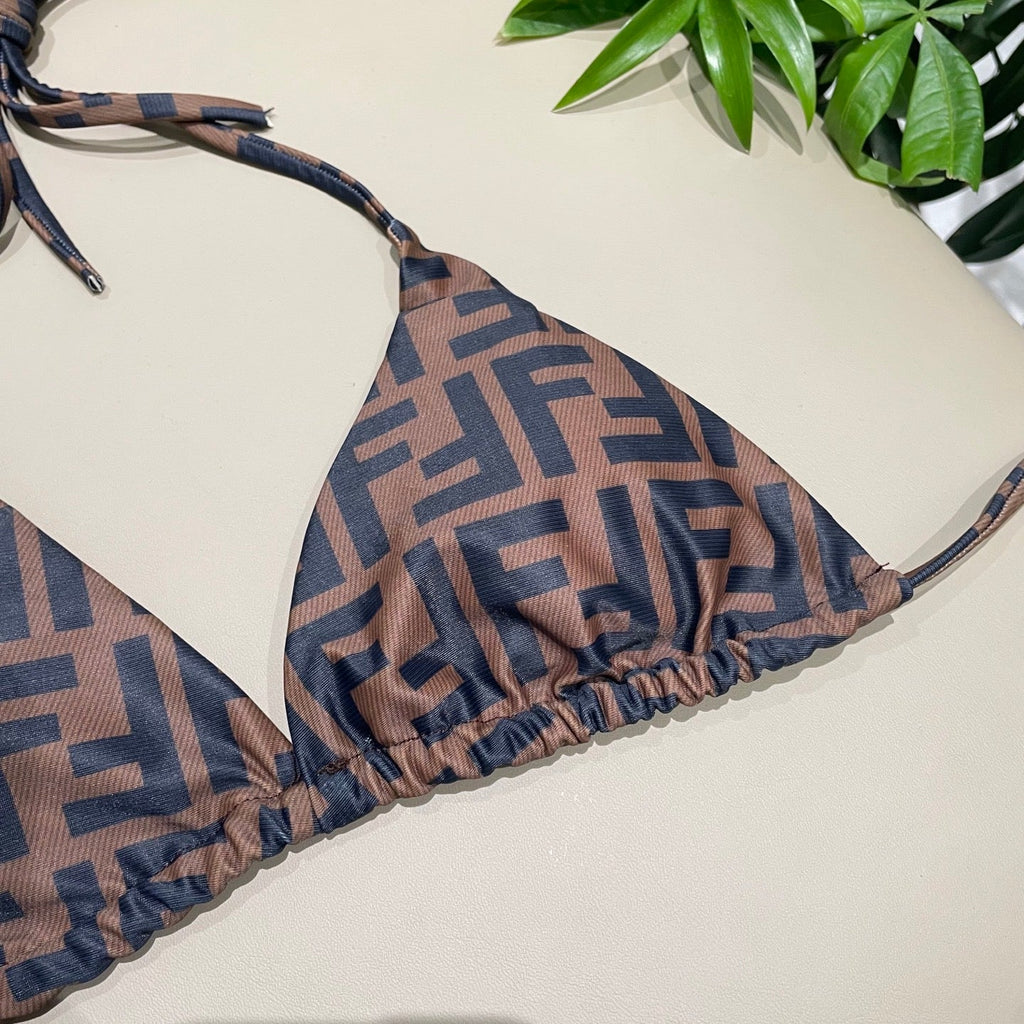 Fendi Versatile One-Piece Bikini Swimsuit