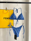 Fendi Versatile One-Piece Bikini Swimsuit