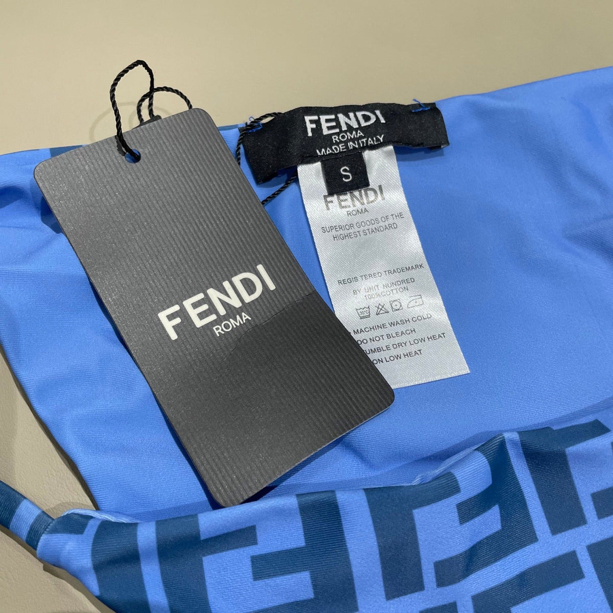 Fendi Versatile One-Piece Bikini Swimsuit
