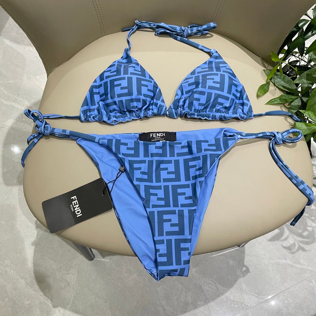 Fendi Versatile One-Piece Bikini Swimsuit