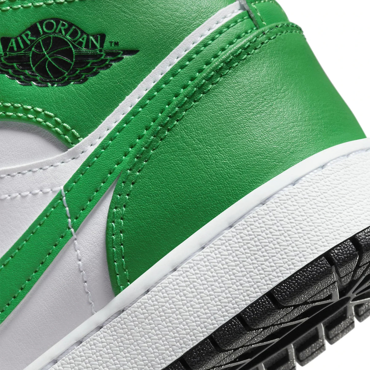 Air Jordan 1 Mid Lucky Green (GS) Sneakers