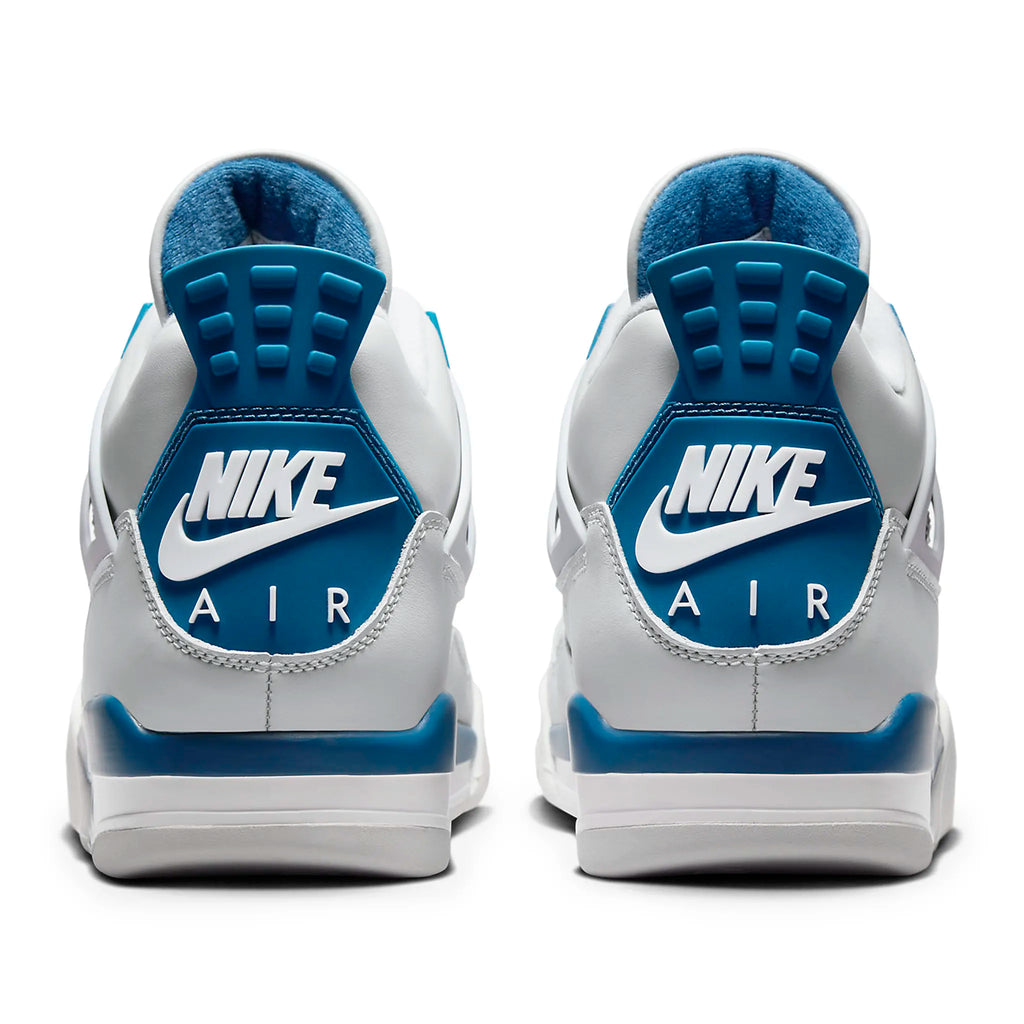 Air Jordan 4 Retro Military Blue Sneakers - White