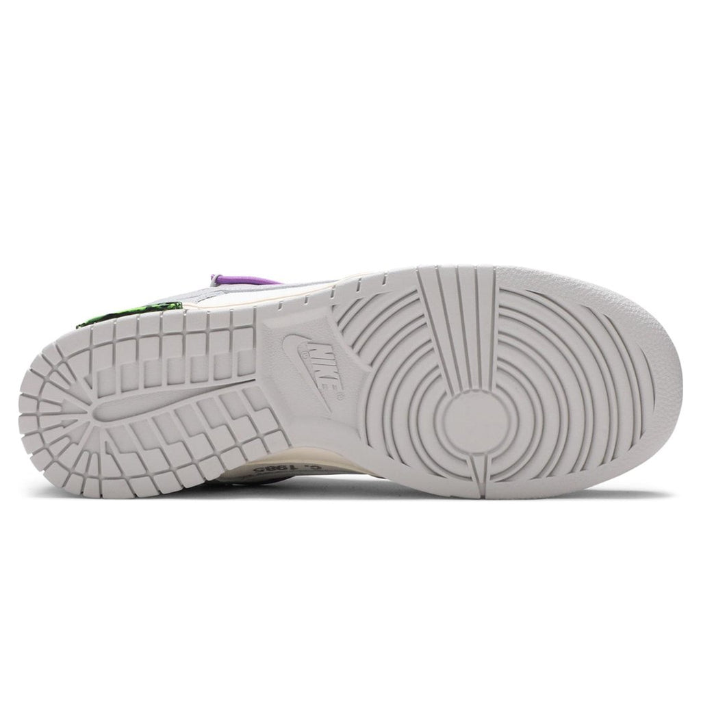 Nike x Off-White Dunk Low Lot 47 Sneakers - Grey