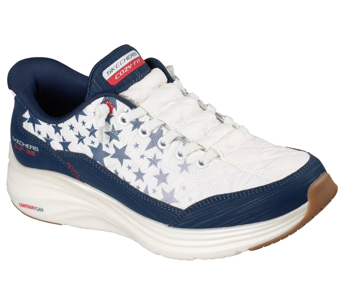Skechers Slip-ins: Contour Foam - Cozy Fit Star Spangled