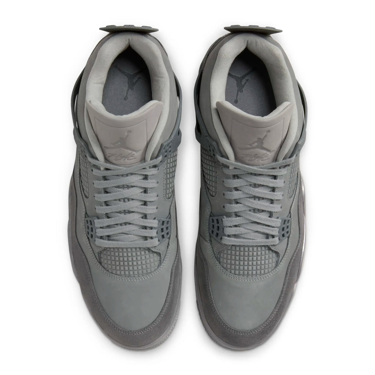 Air Jordan 4 Retro SE Paris Olympics Wet Cement Sneakers - Grey
