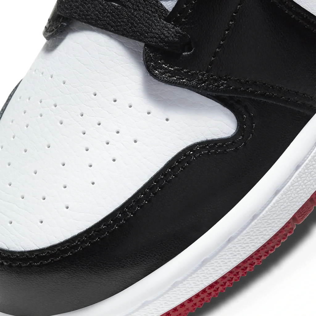 Air Jordan 1 Mid Gym Red Black White (GS) Sneakers