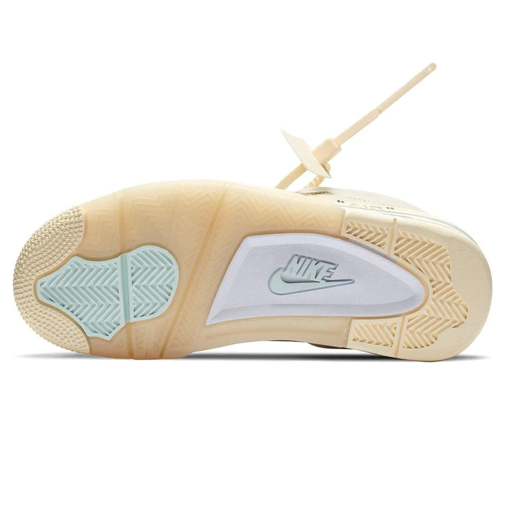Air Jordan 4 x Off-White Sail - Women's Sneakers - Beige
