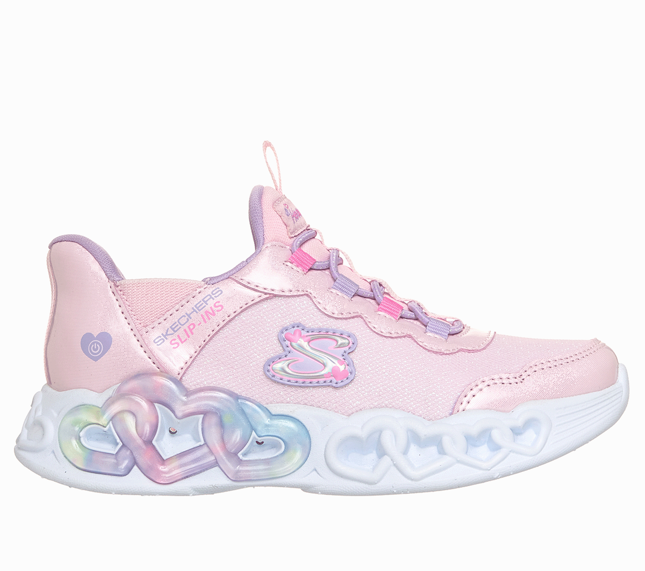 Skechers Slip-ins: Infinite Heart Lights - Sparkle Heart