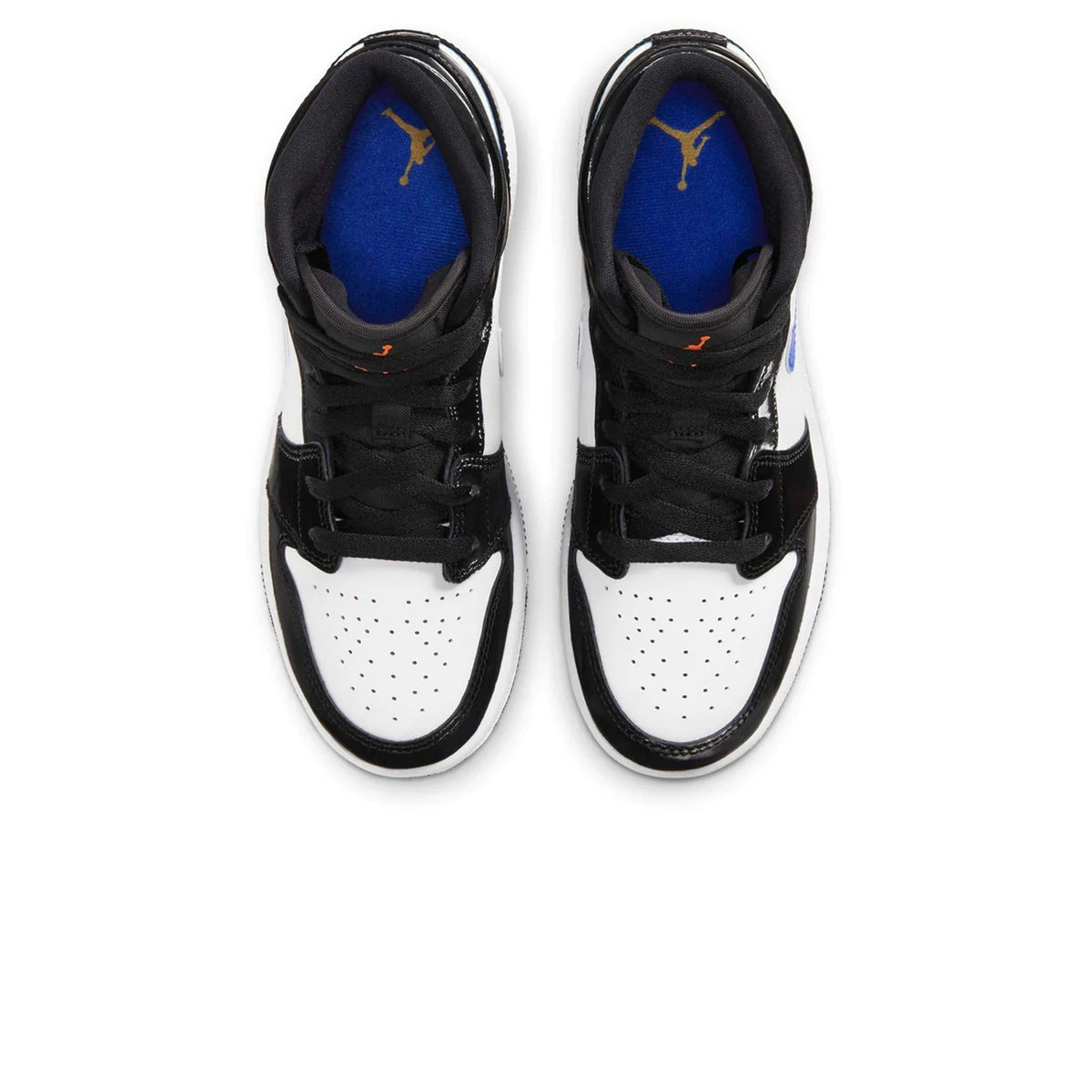 Air Jordan 1 Mid Black Racer Blue (GS) Sneakers