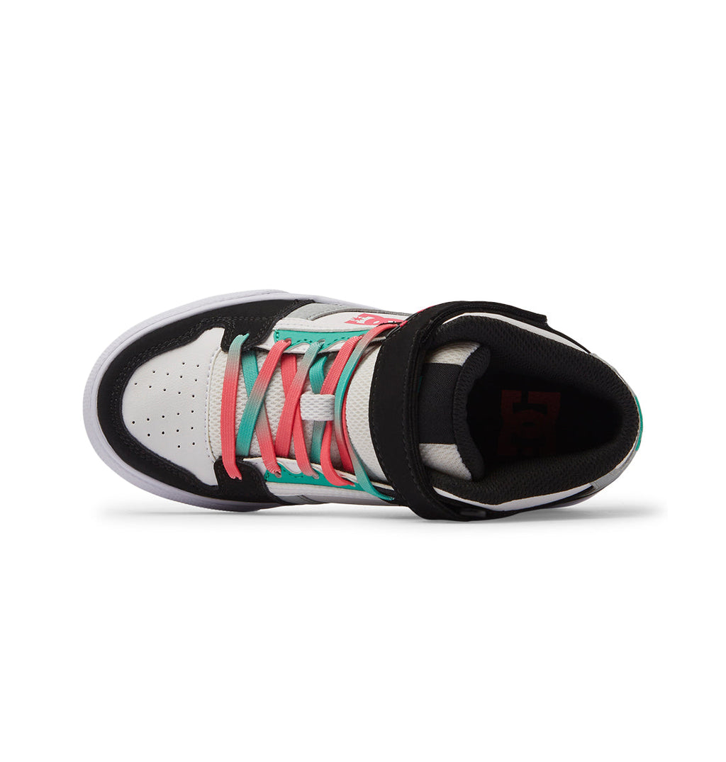 Kids' Pure High-Top Elastic Lace High-Top Shoes