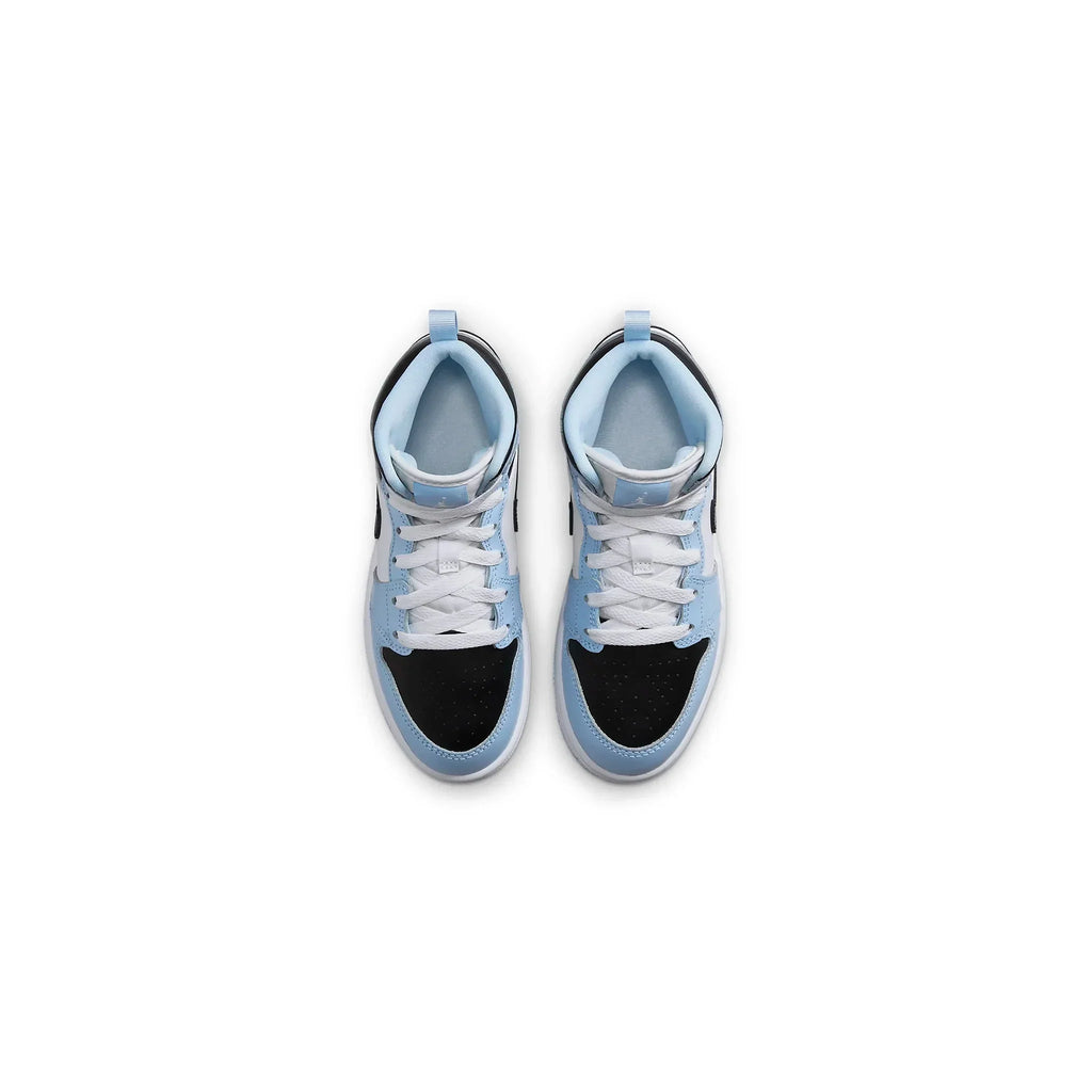 Air Jordan 1 Mid Ice Blue (2022) (PS) Sneakers - Grey