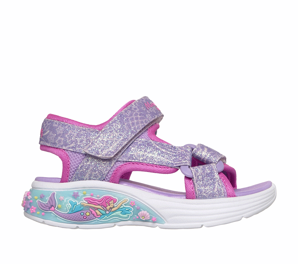 S-Lights: Mermaid Dreams Sandal - Marina Bliss, LAVENDER / MULTI