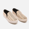 Celine Beige Canvas Slip-On Sneaker