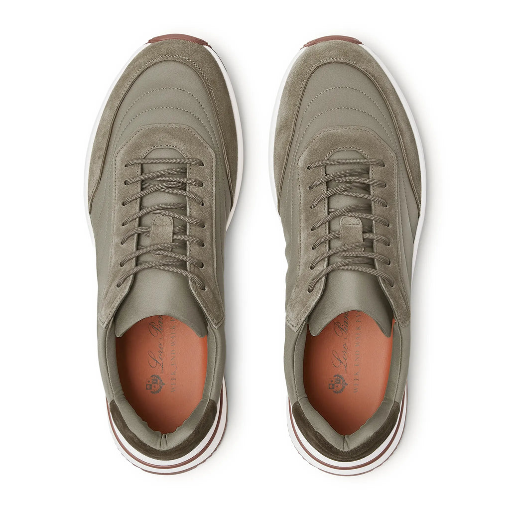 Loro Piana Week End Walk Tobacco Sneaker