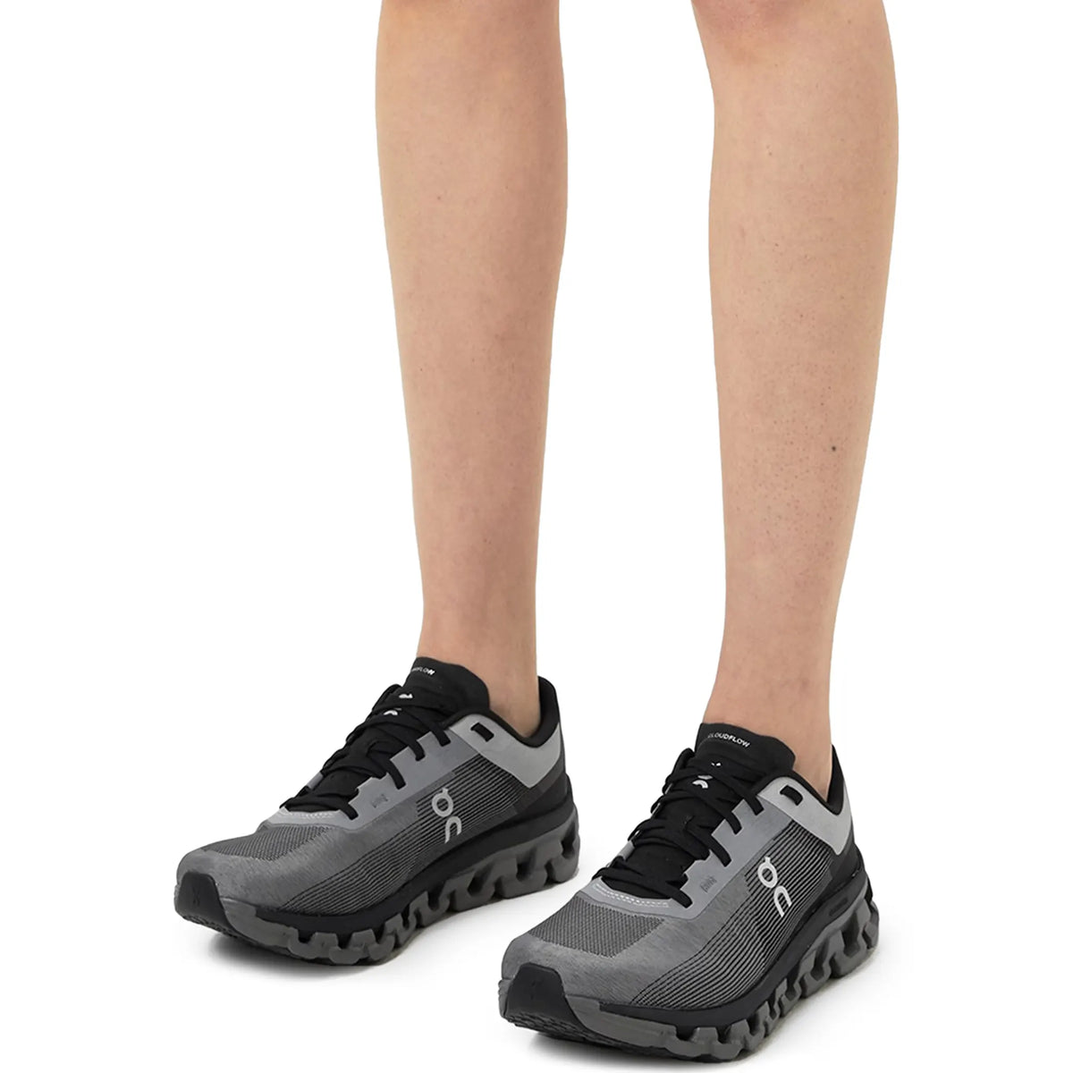 On Running Cloud 4 Pearl Black Shoes - Women's