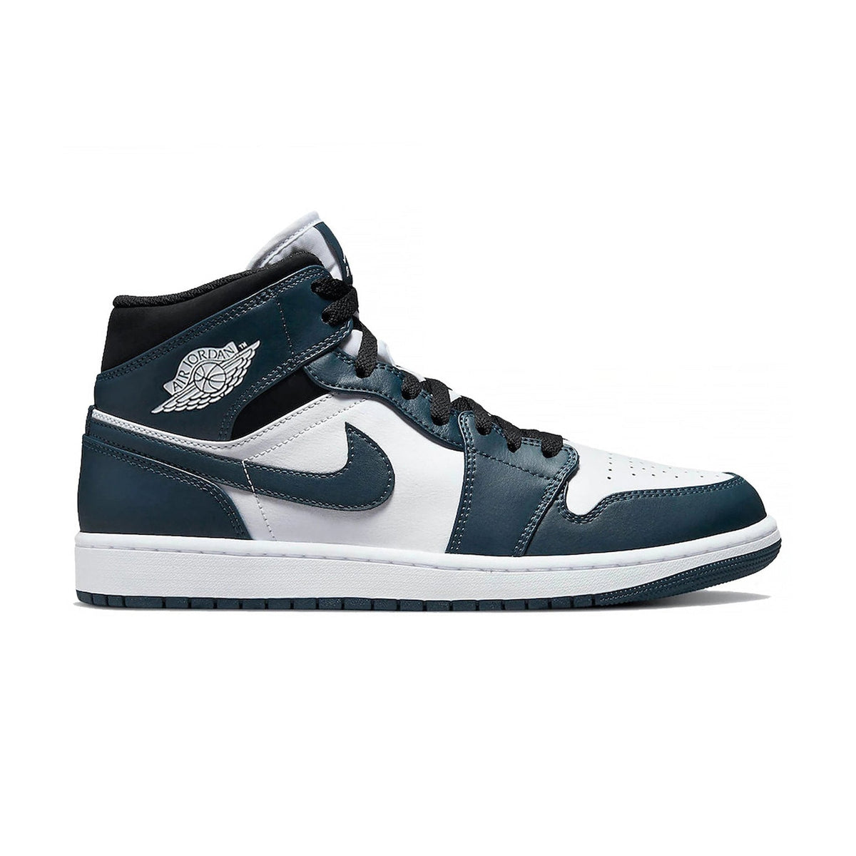 Air Jordan 1 Mid Dark Teal (GS) Sneakers - Blue