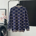Gucci Full Print Logo Crewneck Sweater – Autumn/Winter Collection