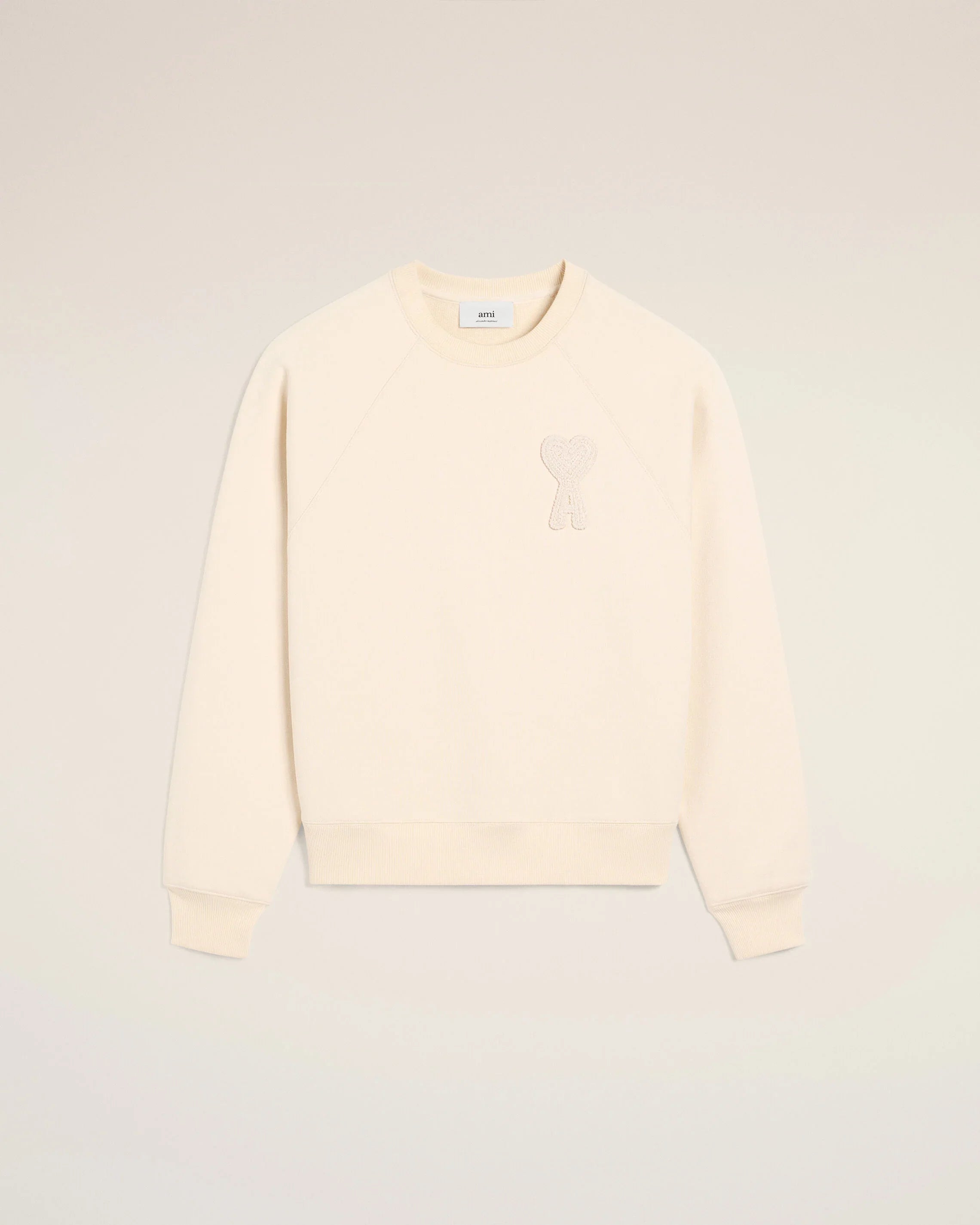 AMI Paris Ami de Coeur Raglan Crewneck Sweatshirt – 25FW