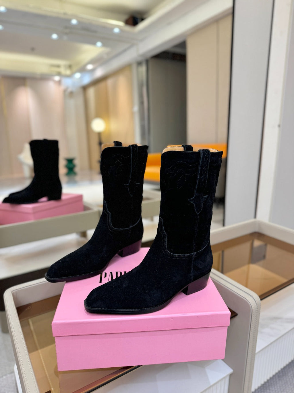 Paris Texas Western Ankle Boots